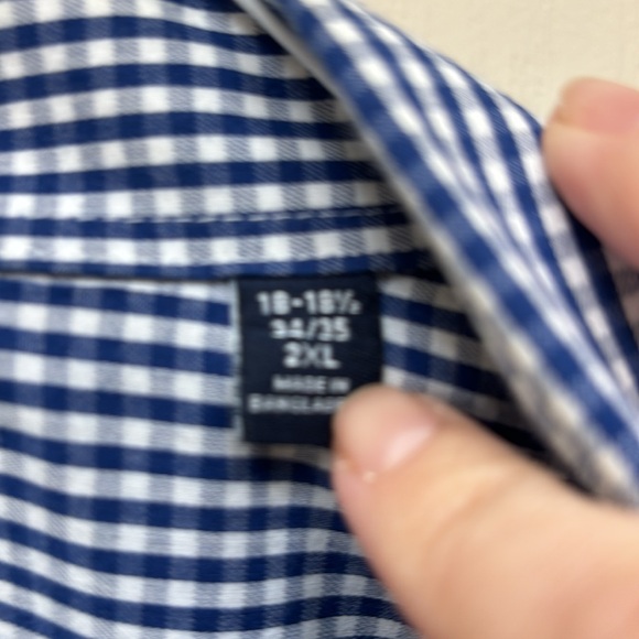 Chaps essentials/wrinkles free regular fit button down shirt 👔 - Picture 3 of 9